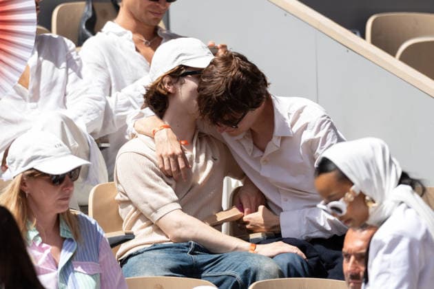 2026 French Open - Celebrities In Stand Day 9 NB Pierre de Maere and his Boyfriend in stand day 9 during the 2026 French Open at Roland Garros on June 01, 2026 in Paris, France. Photo by Nasser Berzane ABACAPRESS.COM  Copyright: xBerzanexNasser ABACAx