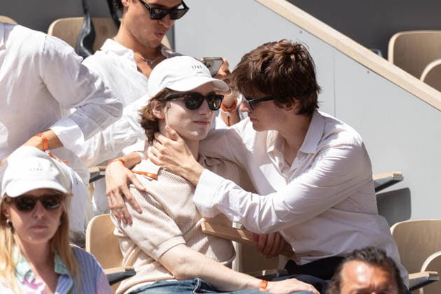 2026 French Open - Celebrities In Stand Day 9 NB Pierre de Maere and his Boyfriend in stand day 9 during the 2026 French Open at Roland Garros on June 01, 2026 in Paris, France. Photo by Nasser Berzane ABACAPRESS.COM  Copyright: xBerzanexNasser ABACAx