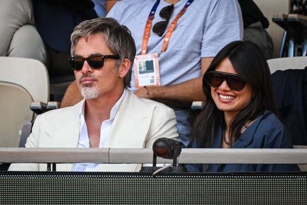 June 1, 2026, Paris, France, France: Chris Pine and Keana Sky Wenger during the Roland-Garros 2026, French Open 2026, Grand Slam tennis tournament at Roland-Garros Stadium on June 01, 2026 in Paris, France. Paris France - ZUMAm308 20260601_zsp_m308_034 Copyright: xMatthieuxMirvillex