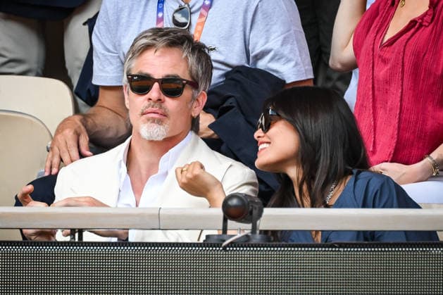 June 1, 2026, Paris, France, France: Chris Pine and Keana Sky Wenger during the Roland-Garros 2026, French Open 2026, Grand Slam tennis tournament at Roland-Garros Stadium on June 01, 2026 in Paris, France. Paris France  - ZUMAm308 20260601_zsp_m308_039 Copyright: xMatthieuxMirvillex