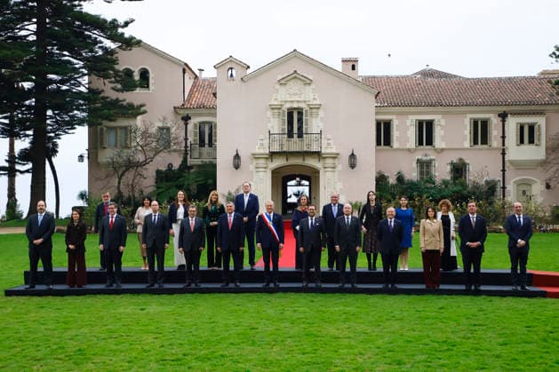 Vina del Mar June 1, 2026 The official photograph of the President of the Republic and the Ministerial Cabinet is taken at the Presidential Palace of Cerro Castillo in the municipality of Vina del Mar Dragomir Yankovic Aton Chile, Vina del Mar Chile Aton 1161212  Copyright: DRAGOMIRxYANKOVIC ATONxCHILE