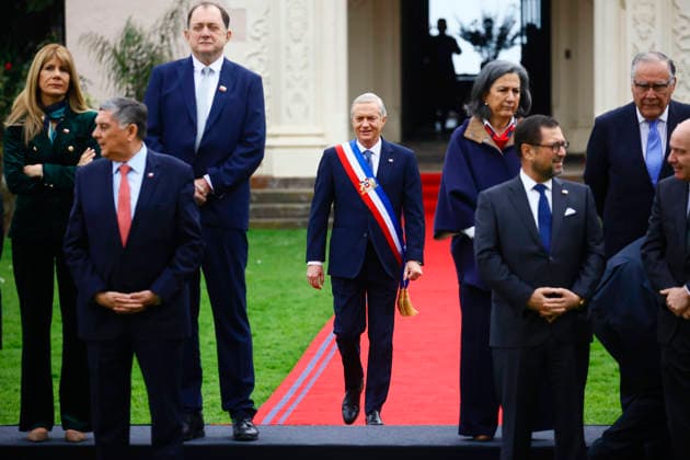 Vina del Mar June 1, 2026 The official photograph of the President of the Republic, Jose Antonio Kast with the Cabinet, is taken at the Presidential Palace of Cerro Castillo in the commune of Vina del Mar Dragomir Yankovic Aton Chile, Vina del Mar Chile Aton 1161254  Copyright: DRAGOMIRxYANKOVIC ATONxCHILE