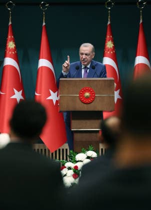 Turkish President Recep Tayyip Erdogan ANKARA, TURKIYE - JUNE 1: (----EDITORIAL USE ONLY MANDATORY CREDIT - TURKISH PRESIDENCY MURAT KULA HANDOUT - NO MARKETING NO ADVERTISING CAMPAIGNS - DISTRIBUTED AS A SERVICE TO CLIENTS----) Turkish President Recep Tayyip Erdogan makes statements following a Presidential Cabinet meeting at the Presidential Complex in Ankara, Turkiye, on June 1, 2026. TUR Presidency Murat Kula Anadolu Ankara Turkey. Editorial use only. Please get in touch for any other usage.  Copyright: x2026xAnadoluxTURxPresidencyx xMuratxKulax