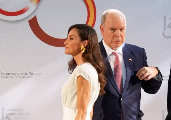 Spanish Queen Letizia, Monaco Prince Alberto II, Spanish King Felipe VI and Monaco Princess Charlene attending 150 anniversary of Primera misión diplomática entre Espana y Monaco in Madrid on Monday, 1 June 2026. Cordon Press 