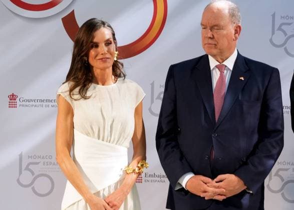 Spanish Queen Letizia, Monaco Prince Alberto II, Spanish King Felipe VI and Monaco Princess Charlene attending 150 anniversary of Primera misión diplomática entre Espana y Monaco in Madrid on Monday, 1 June 2026. Cordon Press 
