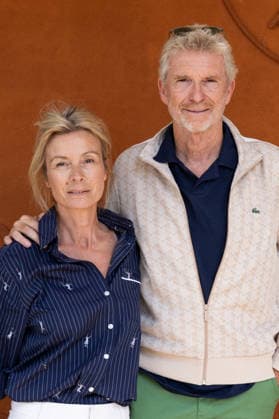 Denis Brogniart and his wife Hortense Brogniart in the village during the French Open Tennis Championships at Roland Garros 2026 Paris, on June 1st, 2026 Jacovides Moreau Bestimage Celebrities in the village during the French Open Tennis Championships at Roland Garros 2026 Paris, on June 1st, 2026 Paris France  Copyright: xJACOVIDES-MOREAUx xBESTIMAGExJACOVIDES-MOREAUx xBESTIMAGEx