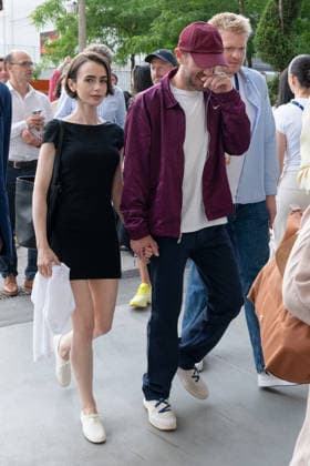 French Open - VIPs Pose At The Village LZ Lily Collins and Charlie McDowell attend the 2026 French Open at Roland Garros on June 1, 2026 in Paris, France. Photo by Laurent Zabulon ABACAPRESS.COM  Copyright: xZabulonxLaurent ABACAx