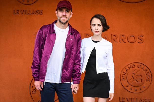 June 1, 2026, Paris, France, France: Charlie McDowell and Lily Collins during the Roland-Garros 2026, French Open 2026, Grand Slam tennis tournament at Roland-Garros Stadium on June 01, 2026 in Paris, France. Paris France  - ZUMAm308 20260601_zsp_m308_056 Copyright: xMatthieuxMirvillex