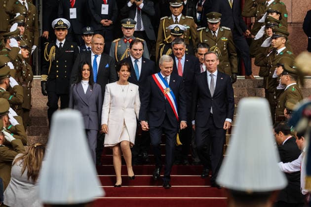 Chilean President Antonio Kast delivers his annual speech at the National Congress VALPARAISO, CHILE - JUNE 1: Chilean President Jose Antonio Kast, accompanied by his wife Maria Pia Adriasola, leaves the Congress building after his annual address to the nation in Valparaiso, Chile on June 1, 2026. Cristobal Basaure Araya Anadolu Valaparasio Chile. Editorial use only. Please get in touch for any other usage.  Copyright: x2026xAnadoluxCristobalxBasaurexArayax