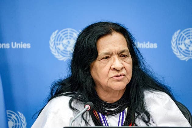 June 1, 2026, New York, New York, USA: Ambassador LEONOR ZALABATA, Permanent Representative of Colombia to the United Nations, holds a press conference at UNHQ in New York as Colombia takes up the Security Council presidency for the month of June. New York USA - ZUMAo116 20260601_znp_o116_020 Copyright: xBiancaxOterox