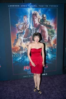 NEW YORK, NEW YORK - JUNE 01: Charlene Wan at the Masters Of The Universe New York Screening at Regal Times Square on June 01, 2026 in New York City. . Credit: Camara AdMedia USA  - ZUMAa123 20260601_zaa_a123_062 Copyright: xPorterx
