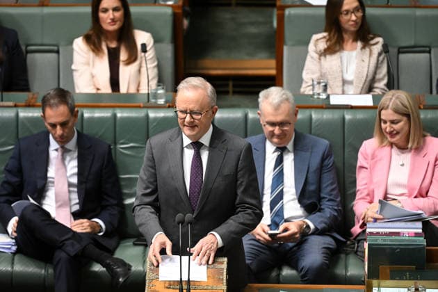 QUESTION TIME, Australian Prime Minister Anthony Albanese speaks during Question Time in the House of Representatives at Parliament House in Canberra, Tuesday, June 2, 2026. ( NO ARCHIVING CANBERRA AUSTRALIAN CAPITAL TERRITORY AUSTRALIA  Copyright: xLUKASxCOCHx 20260602127392103157