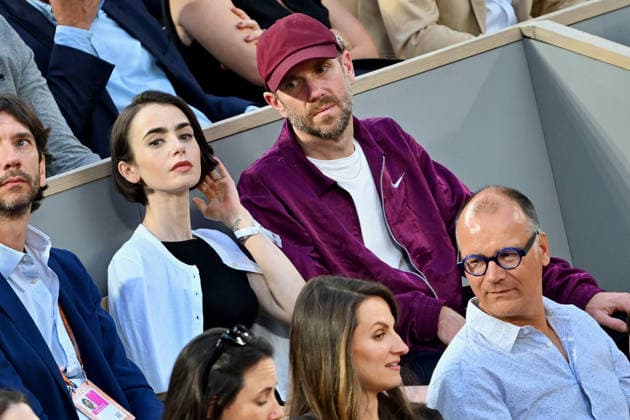 2026 French Open - Lily Collins and Charlie McDowell In The Stands Lily Collins and Charlie McDowell attend Day Nine of the 2026 French Open at Roland Garros on June 01, 2026 in Paris, France. Photo by Franck Castel ABACAPRESS.COM Paris France  Copyright: xCastelxFranck ABACAx