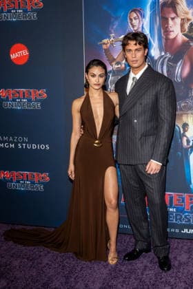 June 1, 2026, New York, United States: (L-R) Camila Mendes and Nicholas Galitzine attend Masters of the Universe Fan Screening at Regal Times Square on June 1, 2026 in New York City. New York United States  - ZUMAs197 20260601_aaa_s197_355 Copyright: xRonxAdarx