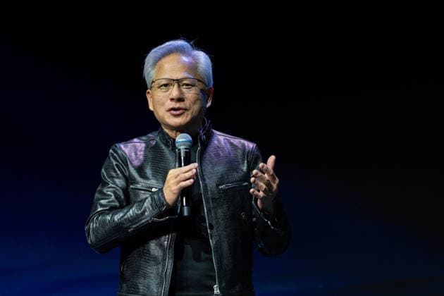 TAIWAN-COMPUTEX MARVELL Jensen Huang, President and CEO of NVIDIA at a keynote at Computex 2026 in Taipei, Taiwan, June 2, 2026. NEXPHER Vernon Yuen TAIPEI