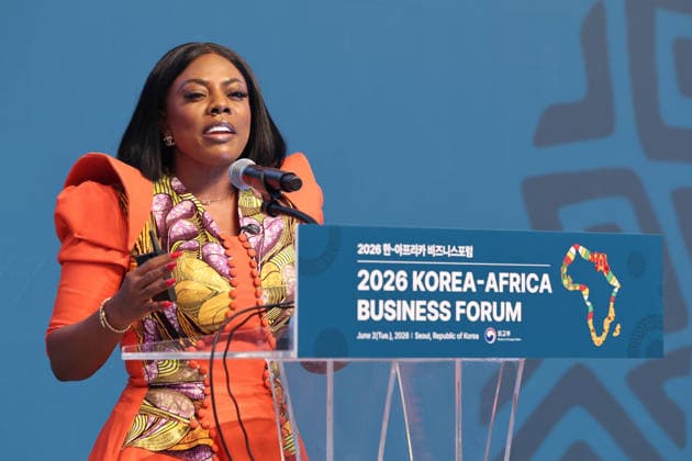 S. Korea-Africa biz forum S. Korea-Africa biz forum Nana Aba Anamoah, a Ghanaian media personality, attends a business forum involving business leaders and government officials from South Korea and African nations in Seoul on June 2, 2026, to discuss ways to deepen economic cooperation and expand industrial partnerships. The forum was organized as a sideline event to the Korea-Africa Foreign Ministers Meeting held the previous day. (Yonhap) 2026-06-02 14:12:27 < 1980-2026 YONHAPNEWS AGENCY. .> ¼­¿ïÆ¯º°½Ã EDITORIAL USE ONLY  Copyright: xx PYH2026060213150031500 YonhapxNewsx yonphotos252906