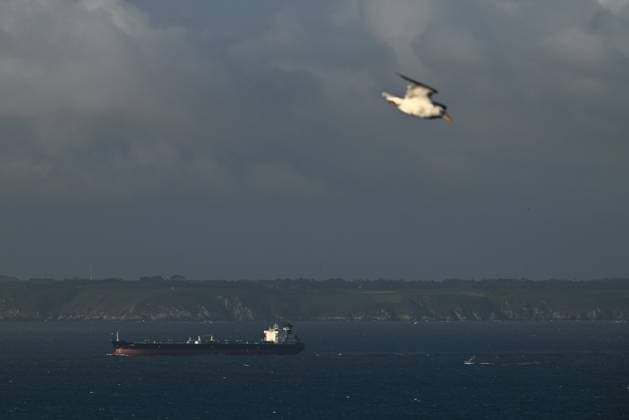 RECORD DATE NOT STATED TAGOR PHOTOPQR OUEST FRANCE Guillaume Saligot Ouest France Douarnenez The Russian oil tanker TAGOR, presented as a ship of the Russian ghost fleet, and seized by the French Navy off the Atlantic coast, arrives in the bay of Douarnenez Finistere Finistère , le 02 juin 2026 Douarnenez, France, june 2nd 2026 The Russian oil tanker TAGOR, presented as a ship of the Russian ghost fleet, and seized by the French Navy off the Atlantic coast, arrives in the Bay of Douarnenez Finistere Finistère , on June 2, 2026 Douarnenez France  Copyright: xPHOTOPQR OUESTxFRANCE MAXPPPxGuillaumexSaligotx 20260602OFR8394 20260602OFR8396