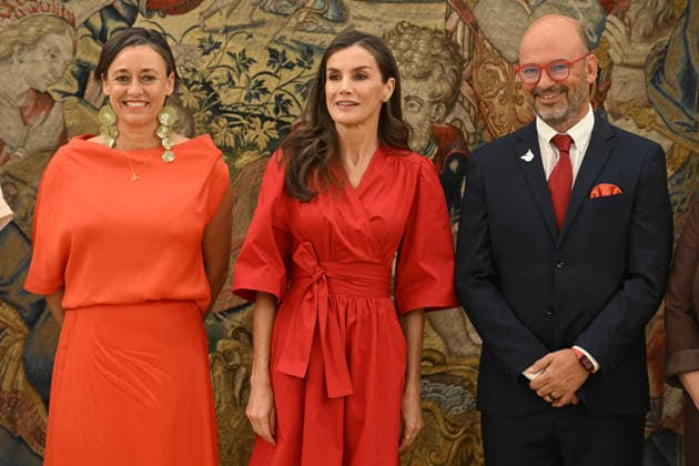 Queen Letizia receives a representation of the community and online training platform Mamis Digitales Queen Letizia receives at the Zarzuela Palace a representation of the community and online training platform Mamis Digitales , on June 02, 2026, in Madrid Spain QUEEN LETIZIA AUDIENCE MAMIS DIGITALES 02 JUNE 2026 José Madrid Madrid Spain  Copyright: xJosÃ xOlivax 7565308