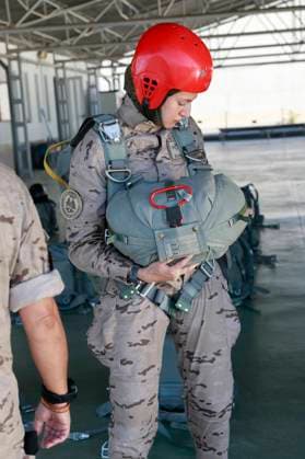 The Princesa Leonor culminated in the Curso de Paracaidismo at the Military School of Murcia, March 02 de June 2026 Cordon Press 