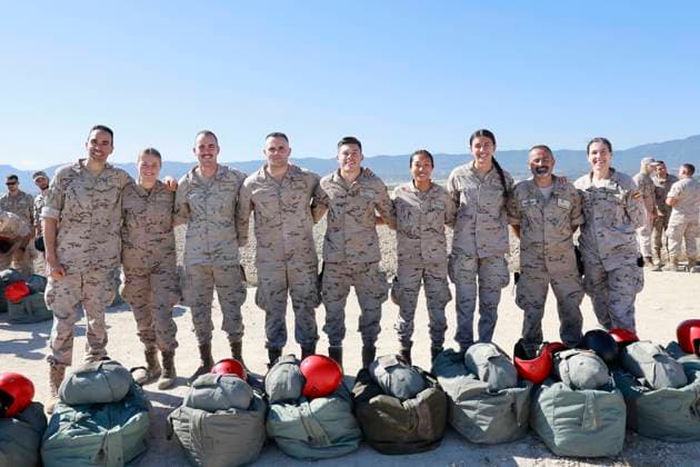 The Princesa Leonor culminated in the Curso de Paracaidismo at the Military School of Murcia, March 02 de June 2026 Cordon Press 