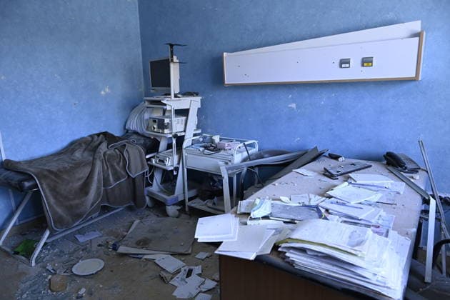 Damage reported near hospital following strike in southern Lebanon TYRE, LEBANON - JUNE 02: Buildings and a parking area opposite Jabal Amel Hospital, the largest hospital in the city of Tyre, sustain heavy damage following a strike in the Maarakah area of southern Lebanon, on June 02, 2026. The hospital building, nearby structures, and vehicles are also damaged. Houssam Shbaro Anadolu Tyre Lebanon. Editorial use only. Please get in touch for any other usage.  Copyright: x2026xAnadoluxHoussamxShbarox