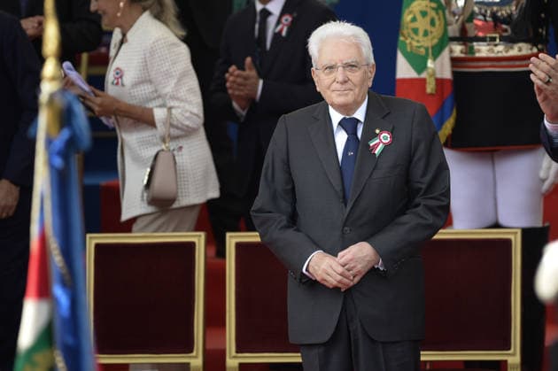 Foto IPP Marco Mattei Roma 02 06 2026 80 Anniversario della Festa della Repubblica la Rivista Militare ai Fori Imperiali nella foto Sergio Mattarella Italy Photo Press - World Copyright . *** Photo IPP Marco Mattei Rome 02 06 2026 80 Anniversary of Republic Day the Military Review at the Imperial Forums in the photo Sergio Mattarella Italy Photo Press World Copyright 