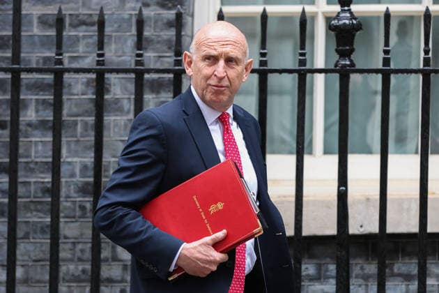 Cabinet Meeting in Downing Street in London LONDON, UNITED KINGDOM - JUNE 02: Secretary of State for Defence John Healey leaves Downing Street after the weekly Cabinet meeting in London, United Kingdom on June 02, 2026. Zeynep Demir Anadolu London United Kingdom. Editorial use only. Please get in touch for any other usage.  Copyright: x2026xAnadoluxZeynepxDemirx