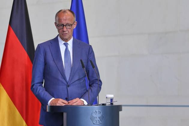 Berlin, Deutschland, 02.06.2026: Bundeskanzleramt: Empfang des Ministerpräsidenten von Ungarn: Bundeskanzler Friedrich Merz (CDU) *** Berlin, Germany, 02 06 2026 Federal Chancellery Reception of the Prime Minister of Hungary Federal Chancellor Friedrich Merz CDU Copyright: xdtsxNachrichtenagenturx dts_121726