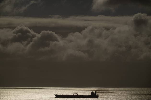TAGOR Finistere PHOTOPQR OUEST FRANCE Guillaume Saligot Ouest France Morgat 02 06 2026 The oil tanker TAGOR, presented as a ship of the Russian ghost fleet, and seized by the French Navy off the Atlantic coast, in the bay of Douarnenez Finistere Finistère , June 02 2026 , taken from Morgat Finistere Photo Guillaume Saligot Ouest France France, june 2nd 2026 The Russian oil tanker TAGOR, presented as a ship of the Russian ghost fleet, and seized by the French Navy off the Atlantic coast, arrives in the Bay of Douarnenez Finistere Finistère , on June 2, 2026 Morgat France  Copyright: xPHOTOPQR OUESTxFRANCE MAXPPPxGuillaumexSaligotx xOuest-Francex 20260602OFR9077 20260602OFR9077