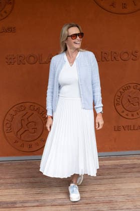 RG26 - French Open - People Village Day 10 NB Estelle Lefébure attends the Village day 10 during the 2026 French Open at Roland Garros on June 02, 2026 in Paris, France. Photo by Nasser Berzane ABACAPRESS.COM  Copyright: xBerzanexNasser ABACAx