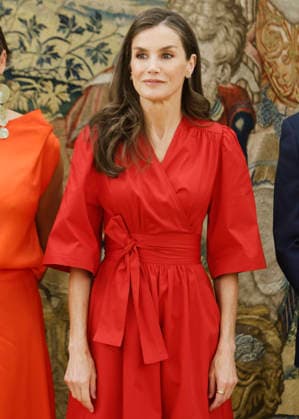 02-06-2026 Queen Letizia receives during a meeting with the representation of the online community and training platform Mamis Digitales , at the palace Zarzuela in Madrid. No Spain Â  Copyright: xPPEx