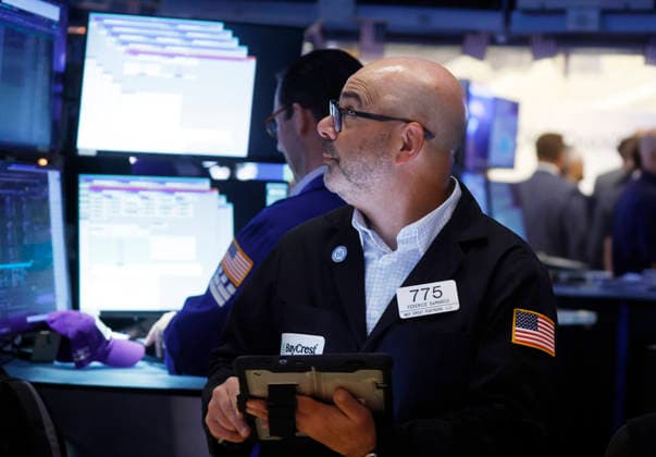 Traders work on the floor of the New York Stock Exchange on Wall Street on Tuesday, June 2, 2026 in New York City. According to Tuesday s Job Openings and Labor Turnover Survey, Job openings surged in April to reach their highest level since May 2024.  NYP20260602113 JOHNxANGELILLO