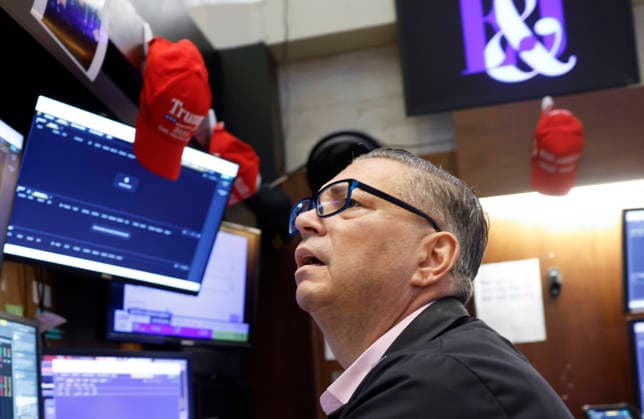 Traders work on the floor of the New York Stock Exchange on Wall Street on Tuesday, June 2, 2026 in New York City. According to Tuesday s Job Openings and Labor Turnover Survey, Job openings surged in April to reach their highest level since May 2024.  NYP20260602120 JOHNxANGELILLO