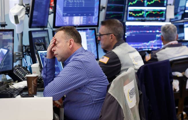 Traders work on the floor of the New York Stock Exchange on Wall Street on Tuesday, June 2, 2026 in New York City. According to Tuesday s Job Openings and Labor Turnover Survey, Job openings surged in April to reach their highest level since May 2024.  NYP20260602121 JOHNxANGELILLO