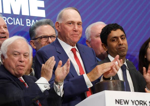 Dime Commercial Bank President & Chief Executive Officer Stuart H. Lubow and other representatives of Dime ring the opening bell at the New York Stock Exchange on Wall Street on Tuesday, June 2, 2026 in New York City. According to Tuesday s Job Openings and Labor Turnover Survey, Job openings surged in April to reach their highest level since May 2024.  NYP20260602110 JOHNxANGELILLO