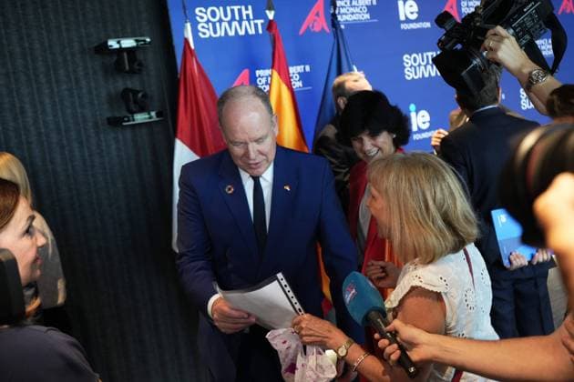 H.S.H. Prince Albert II of Monaco presides over the 10th Anniversary Ceremony of the Prince Albert II of Monaco Foundation in Spain, at IE University, Madrid, June 2, 2026 Cordon Press 