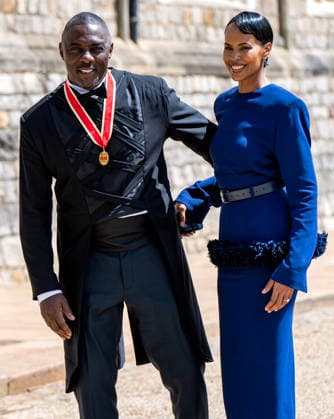 . 02 06 2026. Windsor, United Kingdom. Actor Sir Idris Elba and his wife Sabrina after he received a knighthood at an Investiture at Windsor Castle, United Kingdom.  xPoolx xi-Imagesx IIM-26800-0002