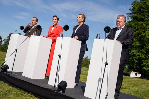 DENMARK Government Platform Presented Party leaders Martin Lidegaard (Radikale Venstre), Pia Olsen Dyhr (SF), incoming Prime Minister Mette Frederiksen (Socialdemokratiet), and Lars Loekke Rasmussen (Moderaterne) present the government platform for a new government in Denmark, at Marienborg in Kongens Lyngby, Tuesday, June 2, 2026. (Photo: Liselotte Sabroe Ritzau Scanpix) , Copenhagen Denmark *** DENMARK Government Platform Presented Party leaders Martin Lidegaard Radikale Venstre , Pia Olsen Dyhr SF , incoming Prime Minister Mette Frederiksen Socialdemokratiet , and Lars Loekke Rasmussen Moderaterne present the government platform for a new government in Denmark, at Marienborg in Kongens Lyngby, Tuesday, June 2, 2026 Photo Liselotte Sabr  Copyright: Ritzau Scanpix LiselottexSabroex spdk20260602-175157-L
