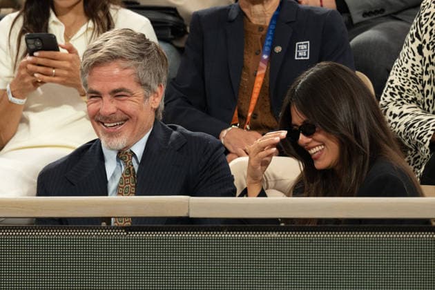 Celebs in the tribunes at Roland Garros 2026 - Paris LZ Chris Pine and Keana Sky Wenger attend the 10rd day of the Roland-Garros 2026 at Roland Garros on June 2, 2026 in Paris, France. Photo by Laurent Zabulon ABACAPRESS.COM  Copyright: xZabulonxLaurent ABACAx