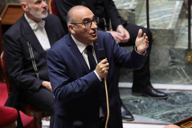 Session of Questions to the Government in National Assembly - Paris French Minister of the Interior Laurent Nunez seen here during a session of Questions to the Government at the French National Assembly in Paris, France on May 2, 2026. Photo by Henri Szwarc ABACAPRESS.COM Paris France  Copyright: xSzwarcxHenri ABACAx