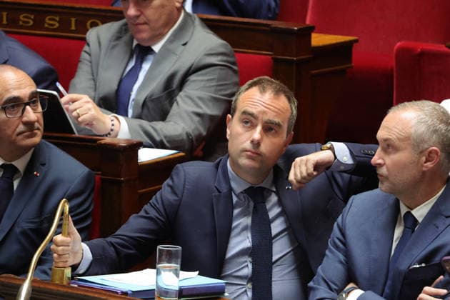 Session of Questions to the Government in National Assembly - Paris French Prime Minister Sebastien Lecornu seen here during a session of Questions to the Government at the French National Assembly in Paris, France on May 2, 2026. Photo by Henri Szwarc ABACAPRESS.COM Paris France  Copyright: xSzwarcxHenri ABACAx