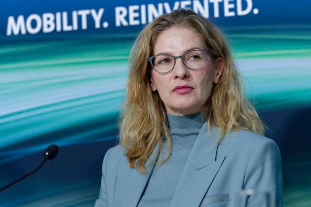 Jahrespressekonferenz der Bahnindustrie 2026-06-02 Deutschland, Berlin Jahres-Pressekonferenz des Verbands der Bahnindustrie in Deutschland (VDB). Im Bild Sarah Stark, Haupgeschäftsführerin des Verbands der Bahnindustrie in Deutschland (VDB). *** Annual press conference of the rail industry 2026 06 02 Germany, Berlin Annual press conference of the Association of the German Rail Industry VDB In the picture Sarah Stark, Managing Director of the Association of the German Rail Industry VDB