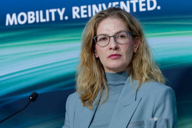 Jahrespressekonferenz der Bahnindustrie 2026-06-02 Deutschland, Berlin Jahres-Pressekonferenz des Verbands der Bahnindustrie in Deutschland (VDB). Im Bild Sarah Stark, Haupgeschäftsführerin des Verbands der Bahnindustrie in Deutschland (VDB). *** Annual press conference of the rail industry 2026 06 02 Germany, Berlin Annual press conference of the Association of the German Rail Industry VDB In the picture Sarah Stark, Managing Director of the Association of the German Rail Industry VDB