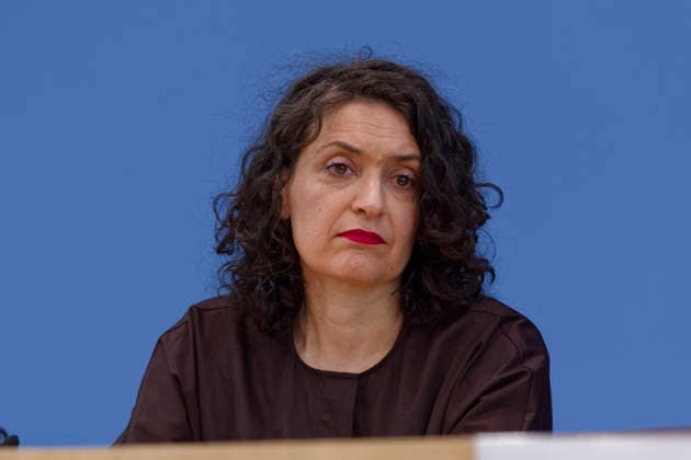 Jahresbericht 2025 Bundesantidiskriminierungsstelle 2026-06-02 Deutschland, Berlin Bundespressekonferenz: Vorstellung des Jahresberichts 2025 der Antidiskriminierungsstelle des Bundes. Im Bild Eva Andrades, Geschäftsführerin des Antidiskriminierungsverbands Deutschland (advd). *** Annual Report 2025 Federal Anti-Discrimination Agency 2026 06 02 Germany, Berlin Federal Press Conference Presentation of the Annual Report 2025 of the Federal Anti-Discrimination Agency In the picture Eva Andrades, Managing Director of the German Anti-Discrimination Association advd