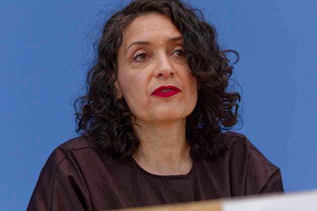 Jahresbericht 2025 Bundesantidiskriminierungsstelle 2026-06-02 Deutschland, Berlin Bundespressekonferenz: Vorstellung des Jahresberichts 2025 der Antidiskriminierungsstelle des Bundes. Im Bild Eva Andrades, Geschäftsführerin des Antidiskriminierungsverbands Deutschland (advd). *** Annual Report 2025 Federal Anti-Discrimination Agency 2026 06 02 Germany, Berlin Federal Press Conference Presentation of the Annual Report 2025 of the Federal Anti-Discrimination Agency In the picture Eva Andrades, Managing Director of the German Anti-Discrimination Association advd