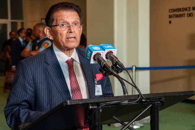 USA, NEW YORK CITY - JUNE 2, 2026: Bangladeshi Foreign Minister Khalilur Rahman, elected as the President of the 81st session of the UN General Assembly. Denis Akishev TASS  93305043