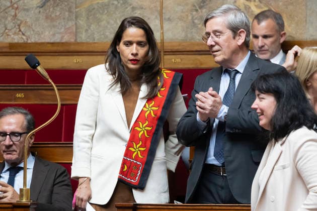 Paris, France June 2, 2026 - Session of questions to the government at the French National Assembly - Estelle Youssouffa, Charles de Courson POLITIQUE, ASSEMBLEE NATIONALE, QAG, HEMICYCLE  Copyright: xVincentxIsorex