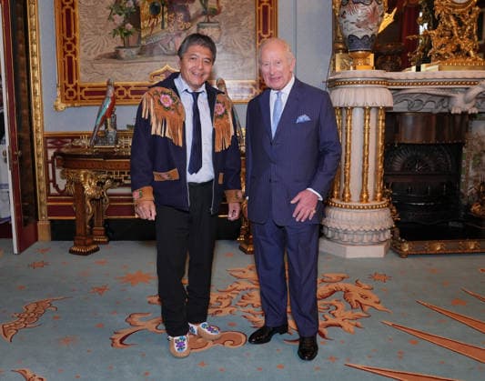 Audience with King Charles at Buckingham Palace in London, UK, 02 June 2026 King Charles III with North West Territories Regional Chief, George McKenzie, during an audience with The National Chief of the Assembly of First Nations (Chief Cindy Woodhouse Nepinak) and Regional Chiefs and Elders from the Assembly of First Nations, at Buckingham Palace, London. Picture date: Tuesday June 2, 2026., Credit:Yui Mok PA ROTA - B68 Avalon United Kingdom, London  Copyright: xYuixMokx xPAxROTAx-xB68x xAvalonx 1107334499