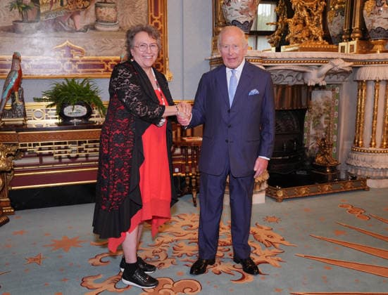 Audience at Buckingham Palace King Charles III with Elder Margaret Swan, during an audience with The National Chief of the Assembly of First Nations (Chief Cindy Woodhouse Nepinak) and Regional Chiefs and Elders from the Assembly of First Nations, at Buckingham Palace, London. Picture date: Tuesday June 2, 2026., Credit:Yui Mok PA ROTA - B68 Avalon UK, London  Copyright: xYuixMokx xPAxROTAx-xB68x xAvalonx 1107334486