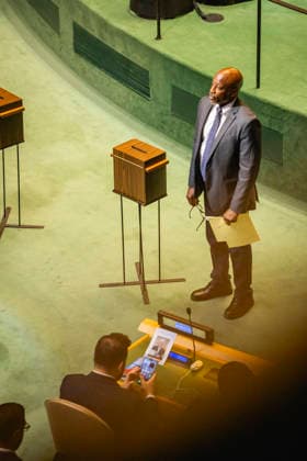 Die General Assembly der Vereinten Nationen, aufgenommen im Rahmen der Wahl des naechsten President of the General Assembly in New York City, 02.06.2026. Der naechste PGA tritt seine Nachfolge im September an und folgt auf Annalena Baerbock. New York City Vereinigte Staaten von Amerika *** The United Nations General Assembly, pictured during the election of the next President of the General Assembly in New York City, 02 06 2026 The next PGA will take office in September, succeeding Annalena Baerbock New York City United States of America Copyright: xJulianexSonntagx